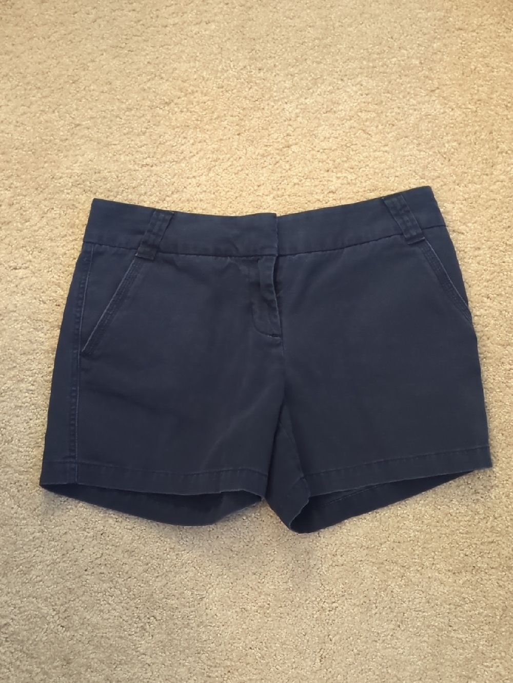 J. Crew Navy Women's Chino Shorts